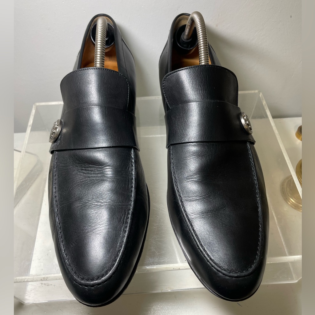 Mens Black Gucci Hostera Leather Sz 11 D Rare Italy